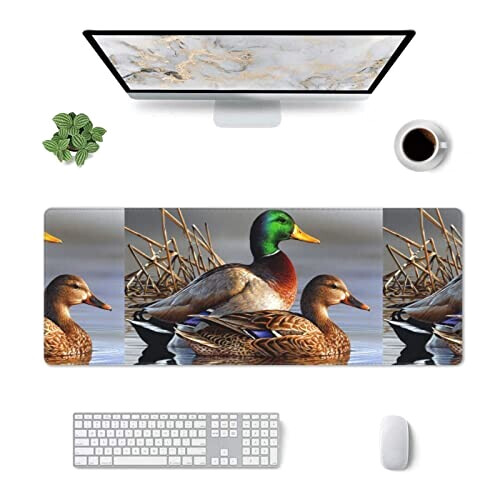 Tapis de souris Canard colvert variant 4 