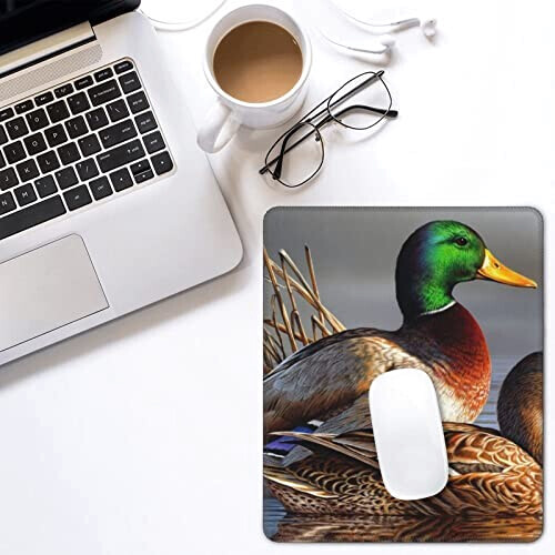 Tapis de souris Canard noir 18x22 cm variant 2 