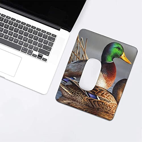 Tapis de souris Canard noir 18x22 cm variant 4 