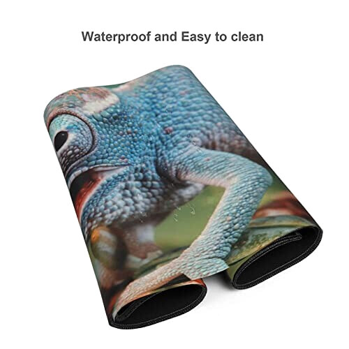Tapis de souris Caméléon amusant. 40 x 90 90x40 cm variant 3 