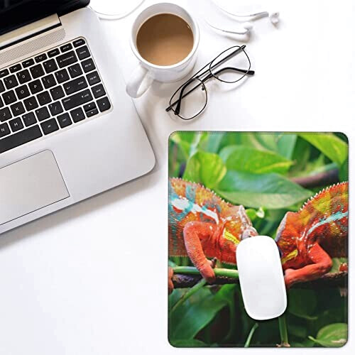 Tapis de souris Caméléon adorable . 30.5x25.4 cm variant 2 