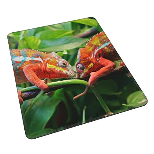 Tapis de souris Caméléon adorable . 30.5x25.4 cm variant 7 