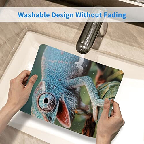 Tapis de souris Caméléon amusant. 180x220 mm variant 6 
