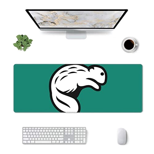 Tapis de souris Castor noir 80 cm x 30 80x30 cm variant 0 