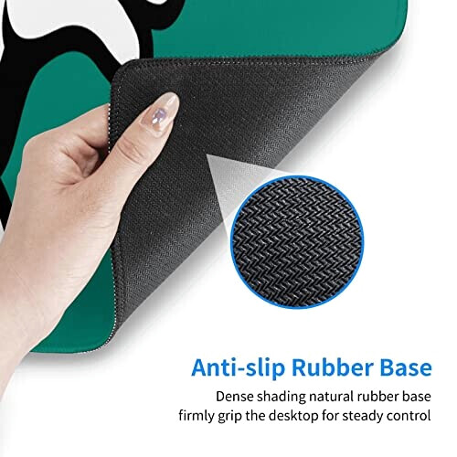 Tapis de souris Castor noir 80 cm x 30 80x30 cm variant 3 