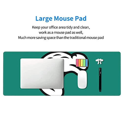 Tapis de souris Castor noir 80 cm x 30 80x30 cm variant 4 