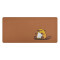 Tapis de souris Castor beaver papier peint orange 90x42 cm - miniature