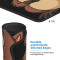 Tapis de souris Castor beaver coquin. 17.8x21.8 cm - miniature variant 2