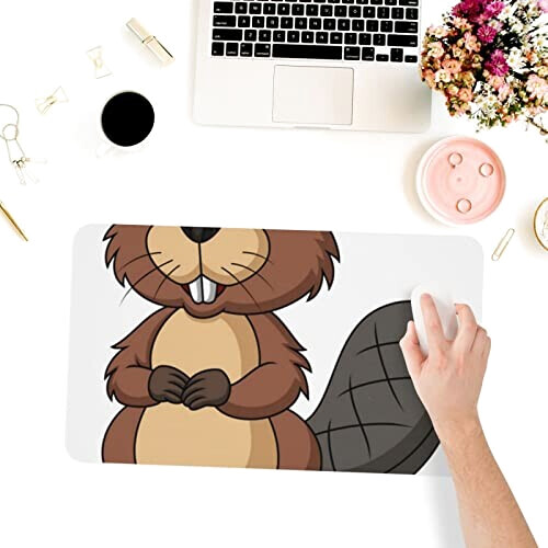 Tapis de souris Castor beaver coquin. 35 x 60 35x60 cm variant 6 