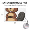 Tapis de souris Castor beaver coquin. 35 x 60 35x60 cm - miniature variant 1