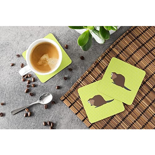 Tapis de souris Castor multicolore variant 1 