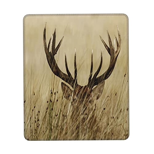 Tapis de souris Cerf blanc 18x22 cm