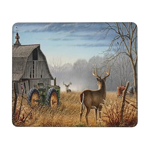 Tapis de souris Cerf chasse aux s 21.1x26.2 cm