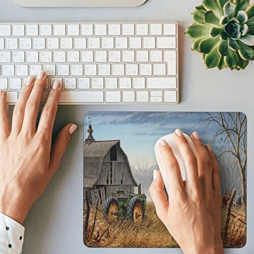 Tapis de souris Cerf chasse aux s 21.1x26.2 cm variant 6 