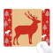 Tapis de souris Cerf multicouleur 18x22 cm - miniature