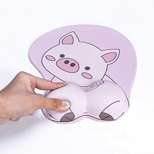 Tapis de souris Cochon rose 26x22 cm variant 1 