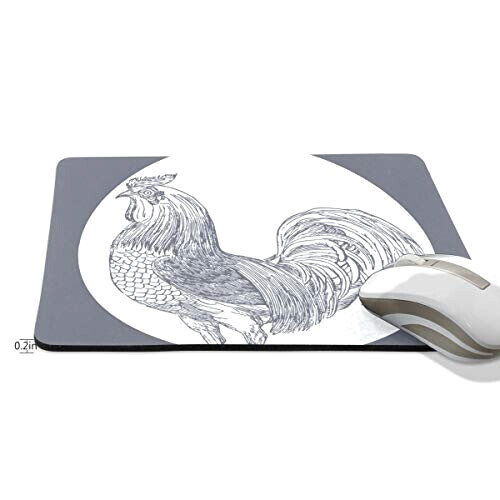 Tapis de souris Coq multicolore 190x250 mm variant 0 