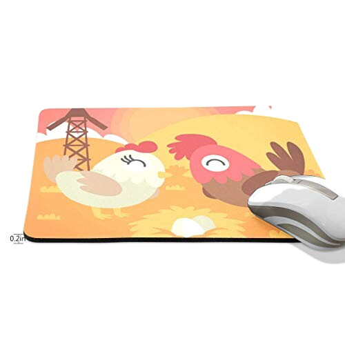 Tapis de souris Coq multicolore 190x250 mm variant 0 