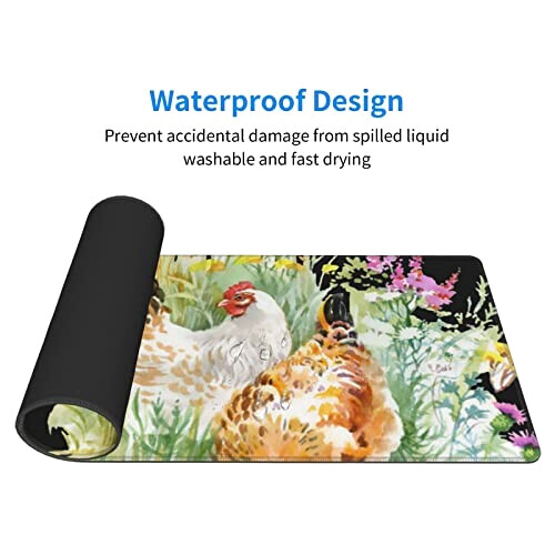 Tapis de souris Coq 80 cm x 30 80x30 cm variant 3 