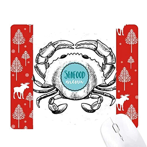 Tapis de souris Crabe multicouleur 18x22 cm