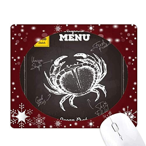Tapis de souris Crabe multicouleur 18x22 cm