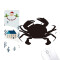 Tapis de souris Crabe 18x22 cm - miniature
