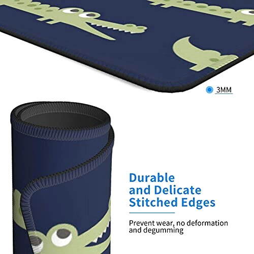 Tapis de souris Crocodile 30x25 cm variant 2 