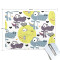 Tapis de souris Crocodile multicolore 190x250 mm - miniature