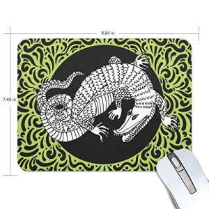 Tapis de souris Crocodile multicolore 24.9x19.8 cm