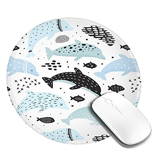 Tapis de souris Dauphin 200x200 mm