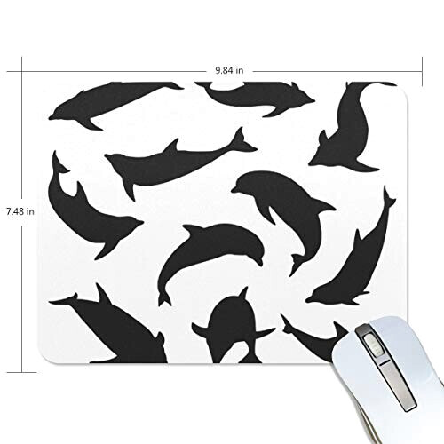 Tapis de souris Dauphin multicolore 190x250 mm