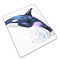 Tapis de souris Dauphin aquarelle dans la mer 18x22 cm - miniature variant 1