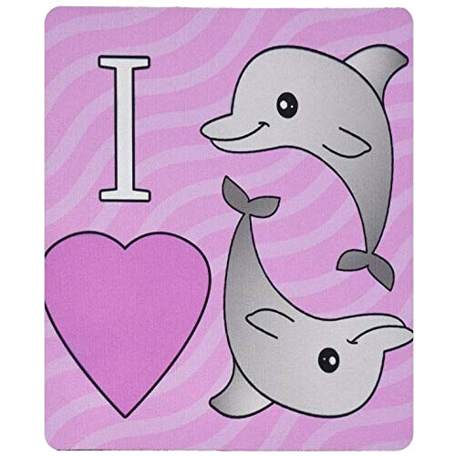 Tapis de souris Dauphin rose