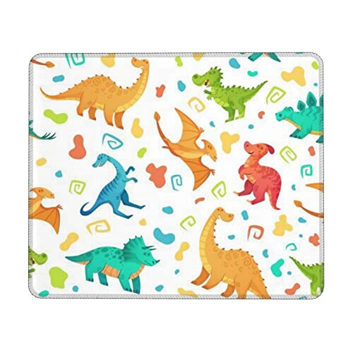 Tapis de souris Dinosaure noir 18x22 cm