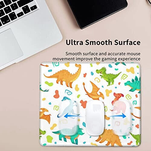 Tapis de souris Dinosaure noir 18x22 cm variant 2 