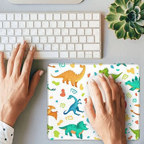 Tapis de souris Dinosaure noir 18x22 cm variant 5 