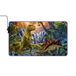 Tapis de souris Dinosaure style- xl LED 60x35 cm