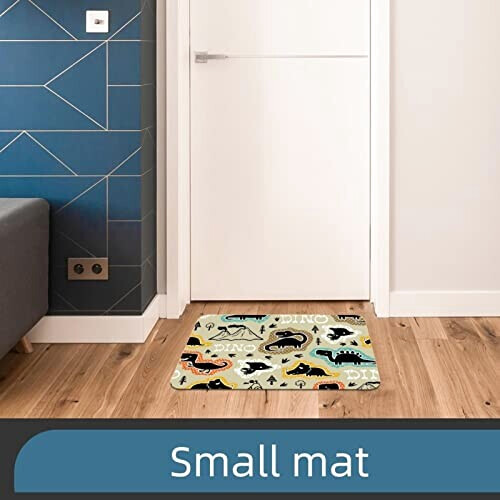 Tapis de souris Dinosaure multicolore 40 x 60 50x80 cm variant 4 