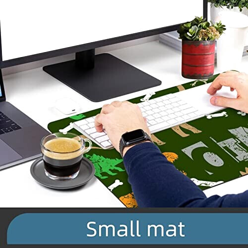 Tapis de souris Dinosaure multicolore 40 x 60 50x80 cm variant 5 