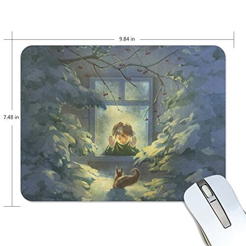 Tapis de souris Écureuil multicolore 190x250 mm