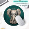 Tapis de souris Éléphant cute elephant 200x200 mm - miniature variant 4