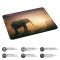 Tapis de souris Éléphant gris éléphant 22x18 cm - miniature variant 2