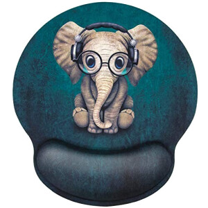 Tapis de souris Éléphant elephant mouse pad 25.5x23 cm
