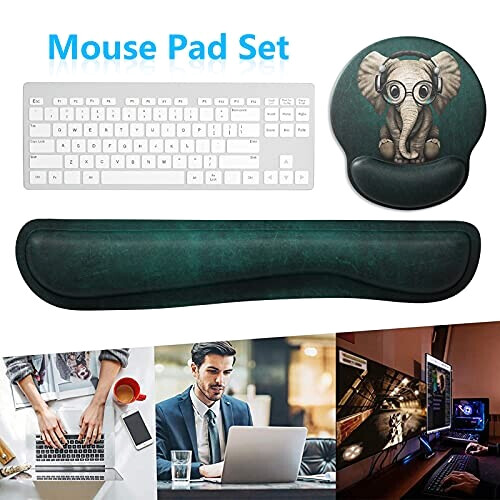 Tapis de souris Éléphant b-cute elephant 25x23 cm variant 4 