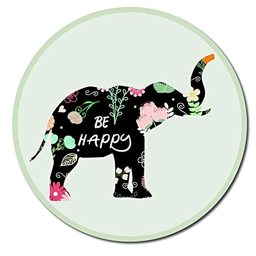Tapis de souris Éléphant couleurées 20x20 cm