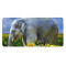 Tapis de souris Éléphant avec tournesol 43x90 cm - miniature