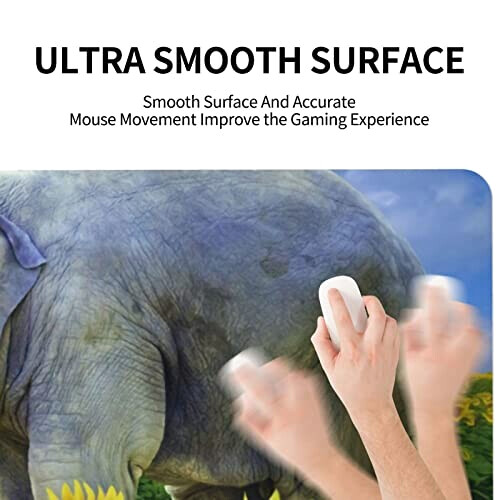 Tapis de souris Éléphant avec tournesol 43x90 cm variant 2 