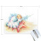 Tapis de souris Escargot multicolore 24x19 cm - miniature