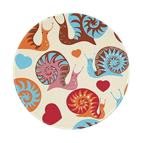 Tapis de souris Escargot noir