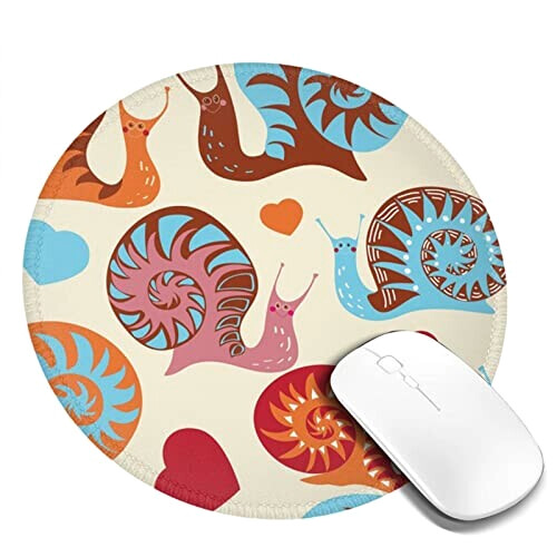 Tapis de souris Escargot noir variant 0 